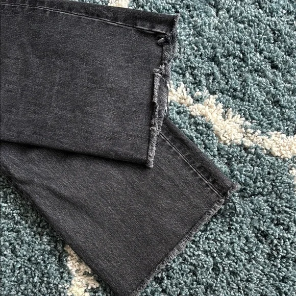 Denim Forum Black Farrah High-Rise Wide Leg - Picture 5 of 6